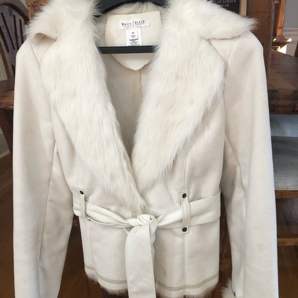 Faux fur/suede coat